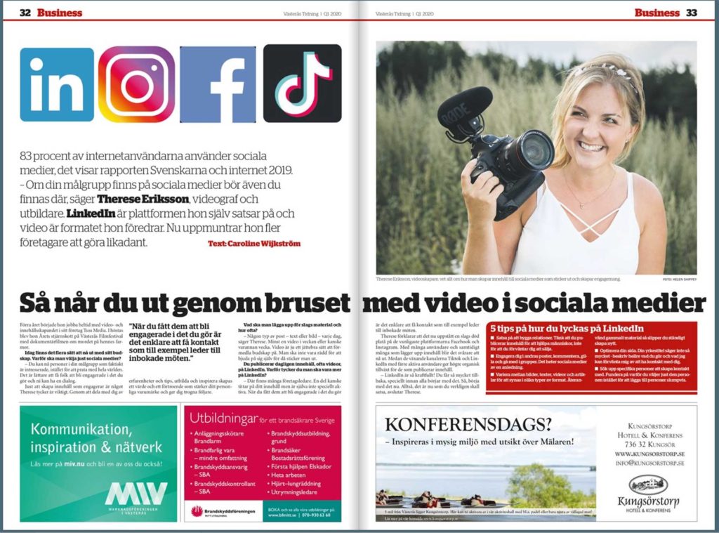 Profilbild hur en bild skall se ut Västerås tidnings utklipp